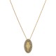 Colar Nino Bran Acessórios Nossa Senhora Ouro Vintage