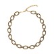 Colar Nino Bran Acessórios Choker Ouro Vintage