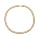 Colar Nino Bran Acessórios Choker Dourado