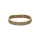 Pulseira Nino Bran Acessórios Morgan Cristais Ouro Vintage