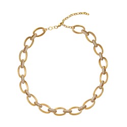 Colar Nino Bran Acessórios Choker Ouro Vintage
