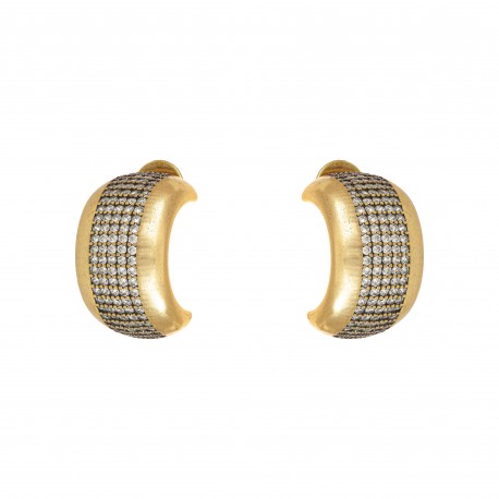 Brinco Nino Bran Acessórios Argola Ouro Vintage