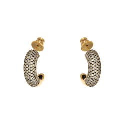 Brinco Nino Bran Acessórios Mariely Argola Ouro Vintage