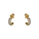 Brinco Nino Bran Acessórios Argola Ouro Vintage