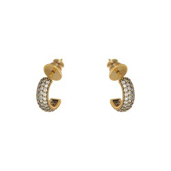 Brinco Nino Bran Acessórios Argola Ouro Vintage