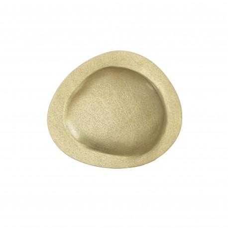 Broche Luiza Rogi Ava Orgânico Metal Ouro Envelhecido G