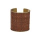 Pulseira Luiza Rogi Ava Bracelete Palha Ouro Envelhecido