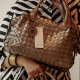 Bolsa Isla Bowling Tresse Couro Natural Roxy