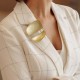 Broche Luiza Rogi Ava Kit Modular Metal Ouro Envelhecido G