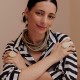 Colar Luiza Rogi Ava Curto Cadarço Fendi Prata Envelhecida