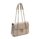 Bolsa Isla Sienna Tote Flap Jumbo Couro Marshmallow