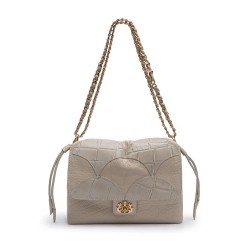Bolsa Isla Marea Patch Scale Flap Marshmallow