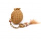 Bolsa Isla Clutch Mini Esfera Rattan Natural