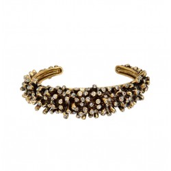 Pulseira Hector Albertazzi Mare Bracelete Anêmonas Ouro Vintage
