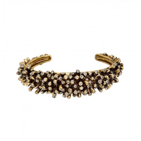Pulseira Hector Albertazzi Mare Bracelete Anêmonas Ouro Vintage