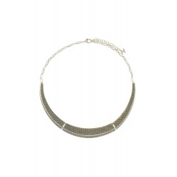 Colar Hector Albertazzi Vela Gargantilha Strass Ouro Vintage