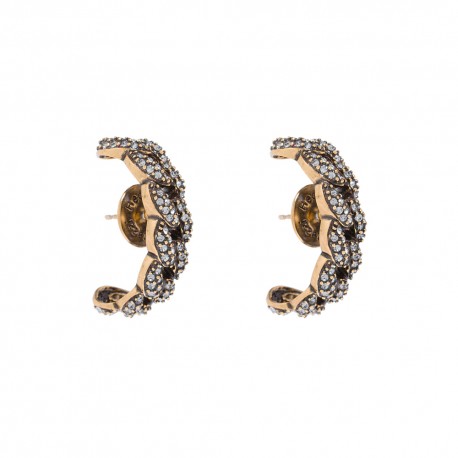 Brinco Hector Albertazzi Maxi Light Grumê Ear Cuff Ouro Vintage