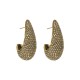 Brinco Hector Albertazzi Paradoxo Maxi Gota Ouro Vintage