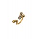 Anel Hector Albertazzi Laço Mini Romance Ouro Vintage