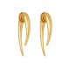 Brinco Hector Albertazzi Safari Classics Maxi Liso Ouro Vintage