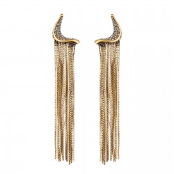 Brinco Hector Albertazzi Namibe Correntaria Ouro Vintage
