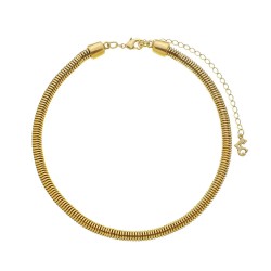 Colar Estela Geromini Linha Básica Choker Ouro