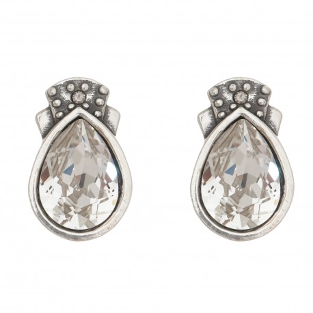 Brinco Estela Geromini Linha Básica Gota Prata