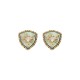 Brinco Estela Geromini Luminous Cristal Ouro