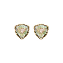 Brinco Estela Geromini Luminous Cristal Ouro