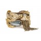 Pulseira Camila Klein Alicia Agnos Kit Franjas Ouro Velho