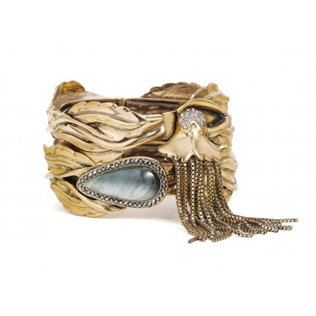 Pulseira Camila Klein Alicia Agnos Kit Franjas Ouro Velho