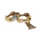 Pulseira Camila Klein Alicia Agnos Kit Franjas Ouro Velho