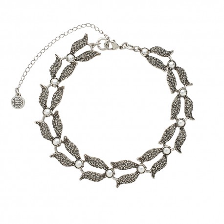 Colar Estela Geromini Elã Choker Prata