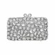 Bolsa Empório MP Clutch Cristais Prata