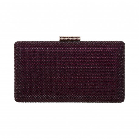 Bolsa Empório MP Clutch Retangular Cristais Uva