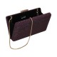 Bolsa Empório MP Clutch Retangular Cristais Uva