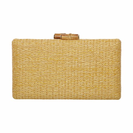 Bolsa Empório MP Clutch Palha Honey