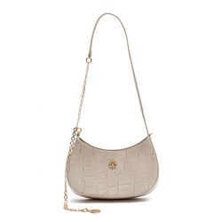 Bolsa Isla Forever Shoulder Bag Caiman Marshmallow