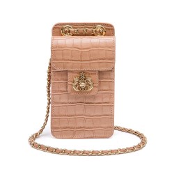 Bolsa Isla Pouch Anne Tampa Couro Balm Ouro