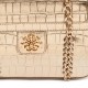 Bolsa Isla Sienna Flap Média Couro Ouro Light
