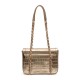 Bolsa Isla Sienna Flap Média Couro Ouro Light