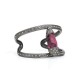 Pulseira Camila Klein Fronde Cristais Grafite