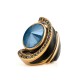 Anel Camila Klein Memories Esmaltado Ouro Velho