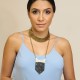Colar Camila Klein Marmore Kit Choker Ouro Velho 