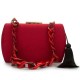 Bolsa Empório MP Clutch Linho Vermelha 
